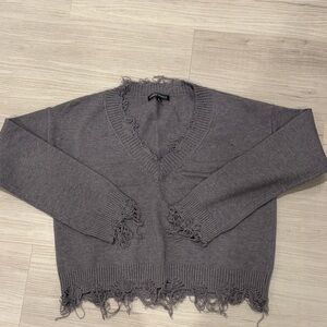 Honey Punch Women’s V-Neck Sweater